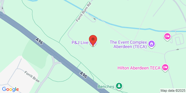 Map displaying event location