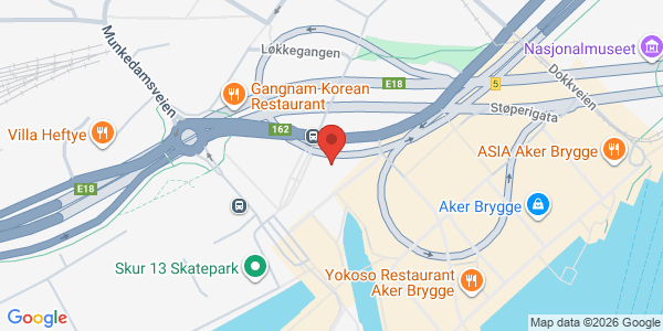 Map displaying event location