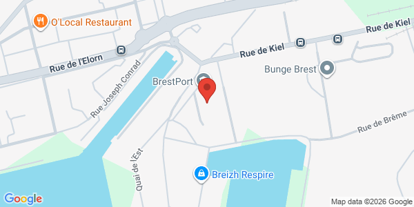 Map displaying event location