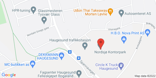 Kart som viser hvor arrangementet foregår