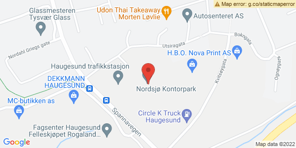 Kart som viser hvor arrangementet foregår