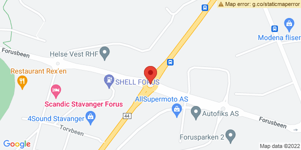 Map displaying event location