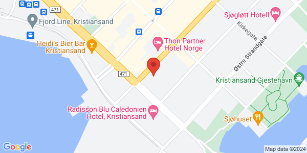 Map displaying event location