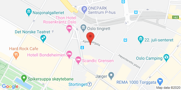 Map displaying event location