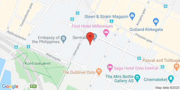 Map displaying event location