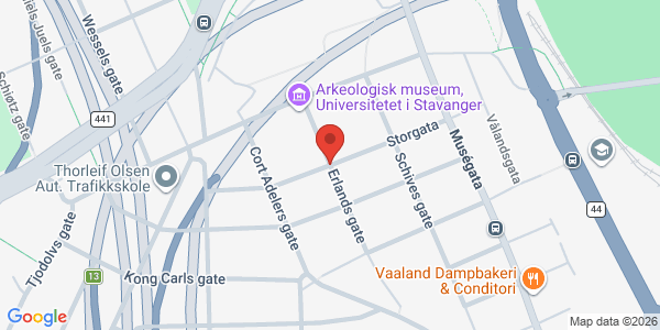 Map displaying event location