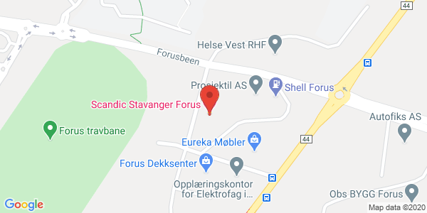 Kart som viser hvor arrangementet foregår