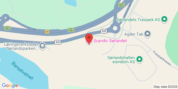 Map displaying event location