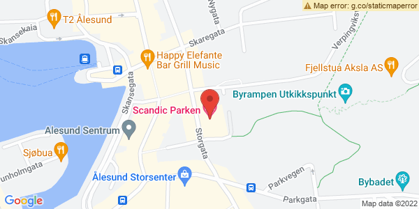 Map displaying event location