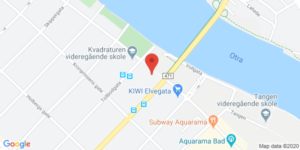 Map displaying event location