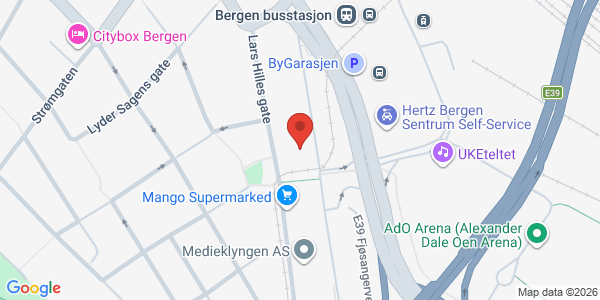 Map displaying event location