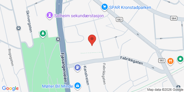 Kart som viser hvor arrangementet foregår