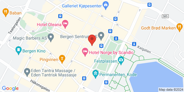 Map displaying event location