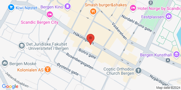 Map displaying event location