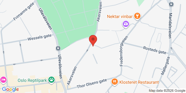 Kart som viser hvor arrangementet foregår