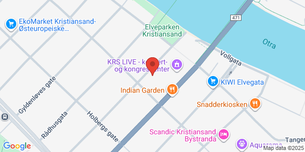 Map displaying event location