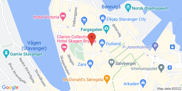 Map displaying event location