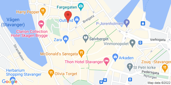 Map displaying event location