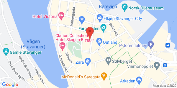 Map displaying event location