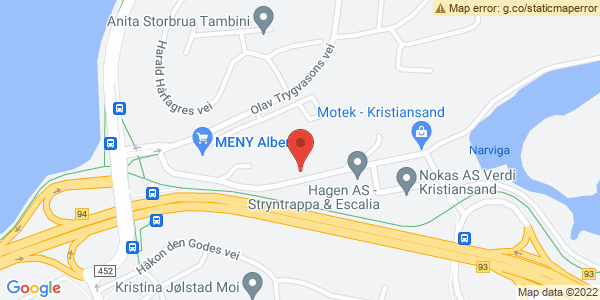 Map displaying event location