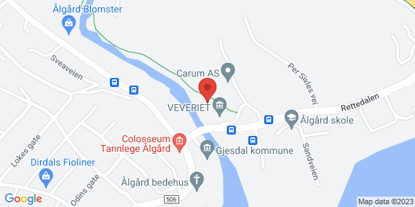 Map displaying event location