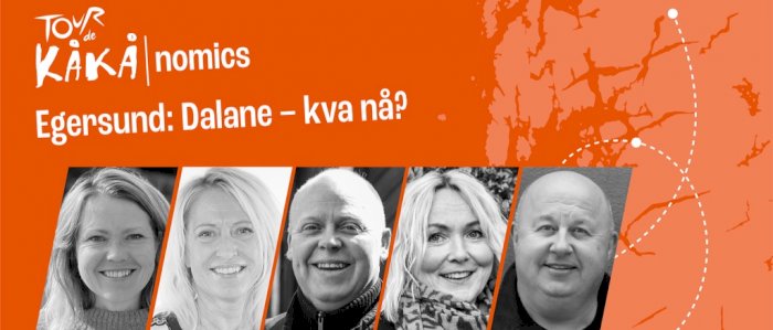 Tour de KÅKÅnomics i Egersund: Dalane – kva nå?