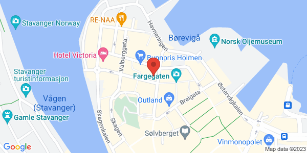 Map displaying event location