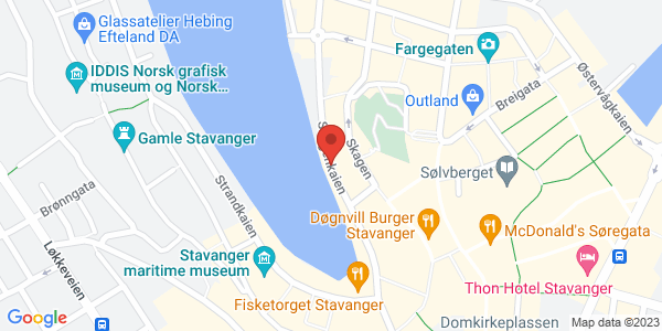 Map displaying event location