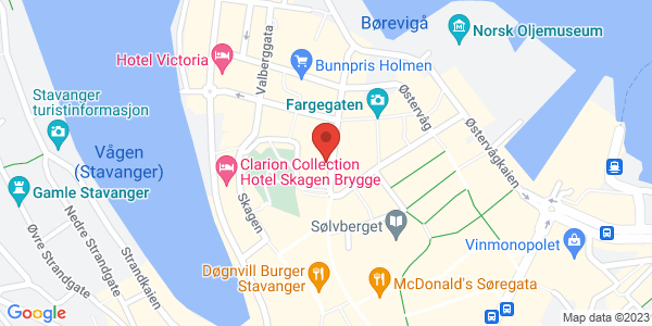Map displaying event location