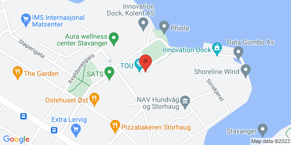 Map displaying event location