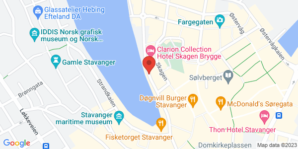 Map displaying event location