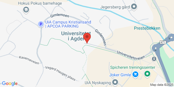 Map displaying event location