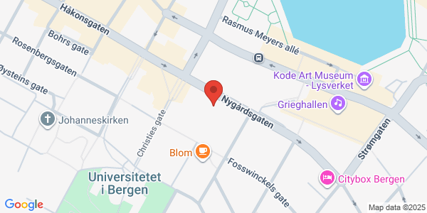 Map displaying event location