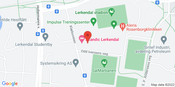 Map displaying event location