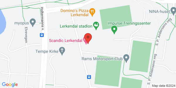 Map displaying event location