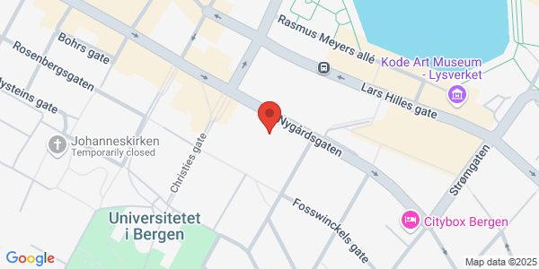 Map displaying event location