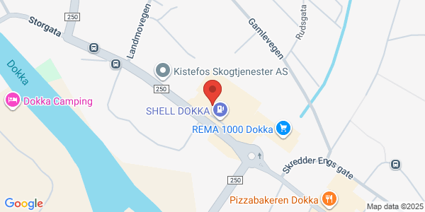 Map displaying event location