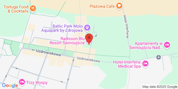 Map displaying event location