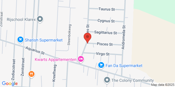 Map displaying event location