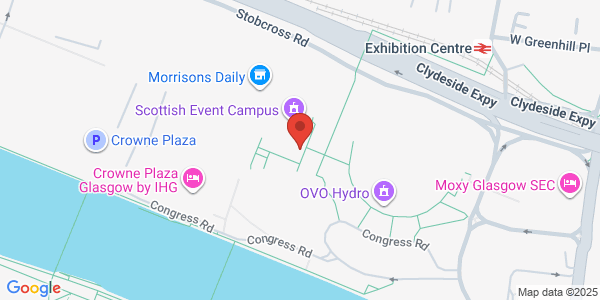 Map displaying event location