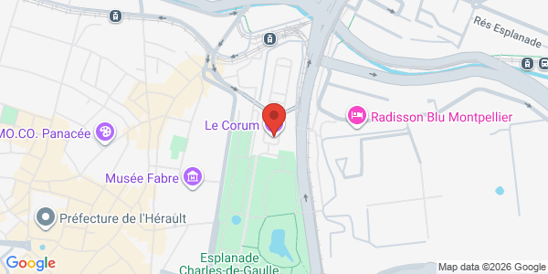 Map displaying event location