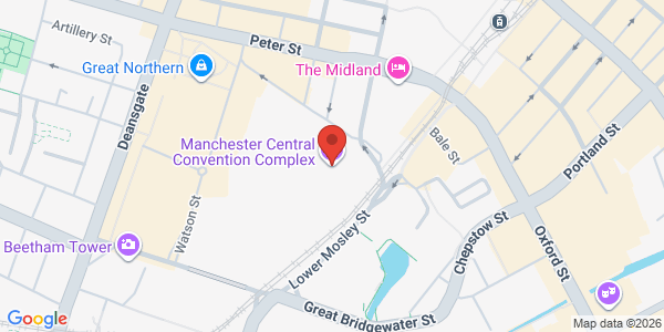 Map displaying event location