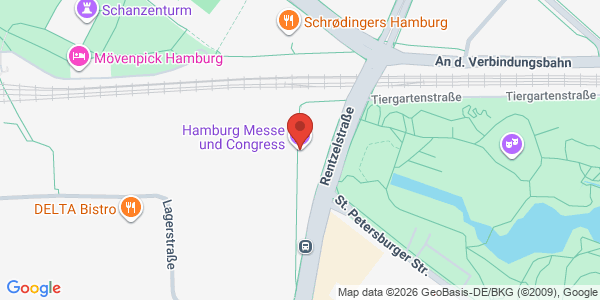 Map displaying event location