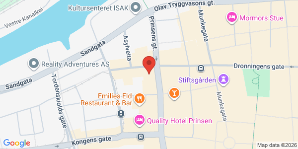 Map displaying event location