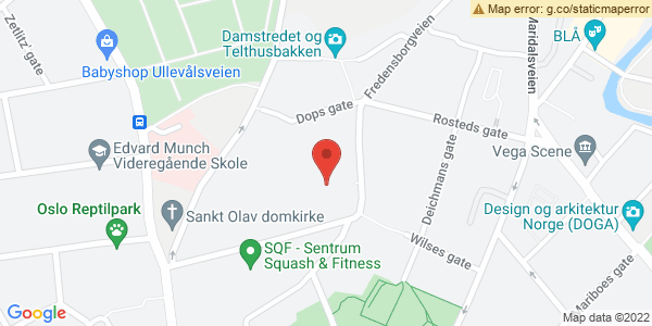 Map displaying event location