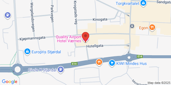 Map displaying event location