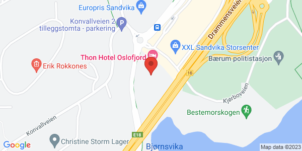 Map displaying event location