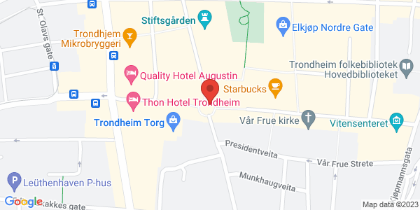 Map displaying event location