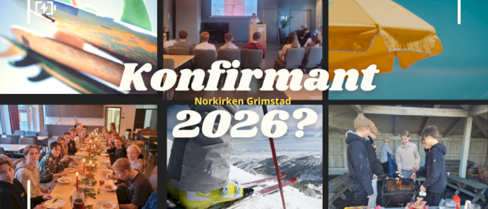 Konfirmant i Norkirken Grimstad 2026