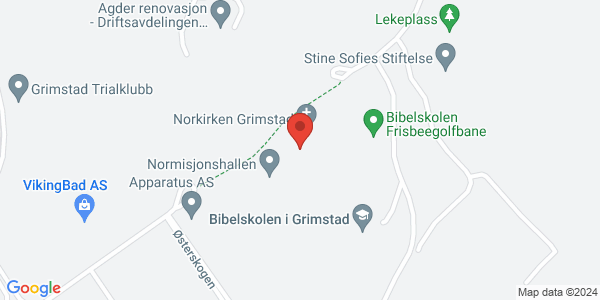Map displaying event location